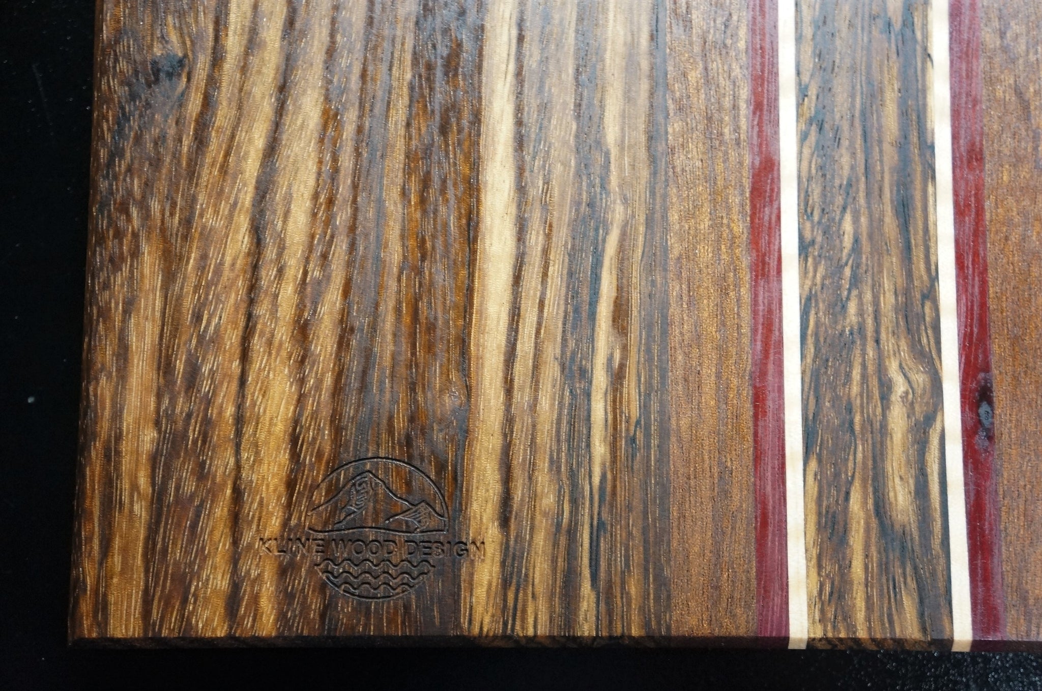 Tigerwood and Sapele Cutting Board