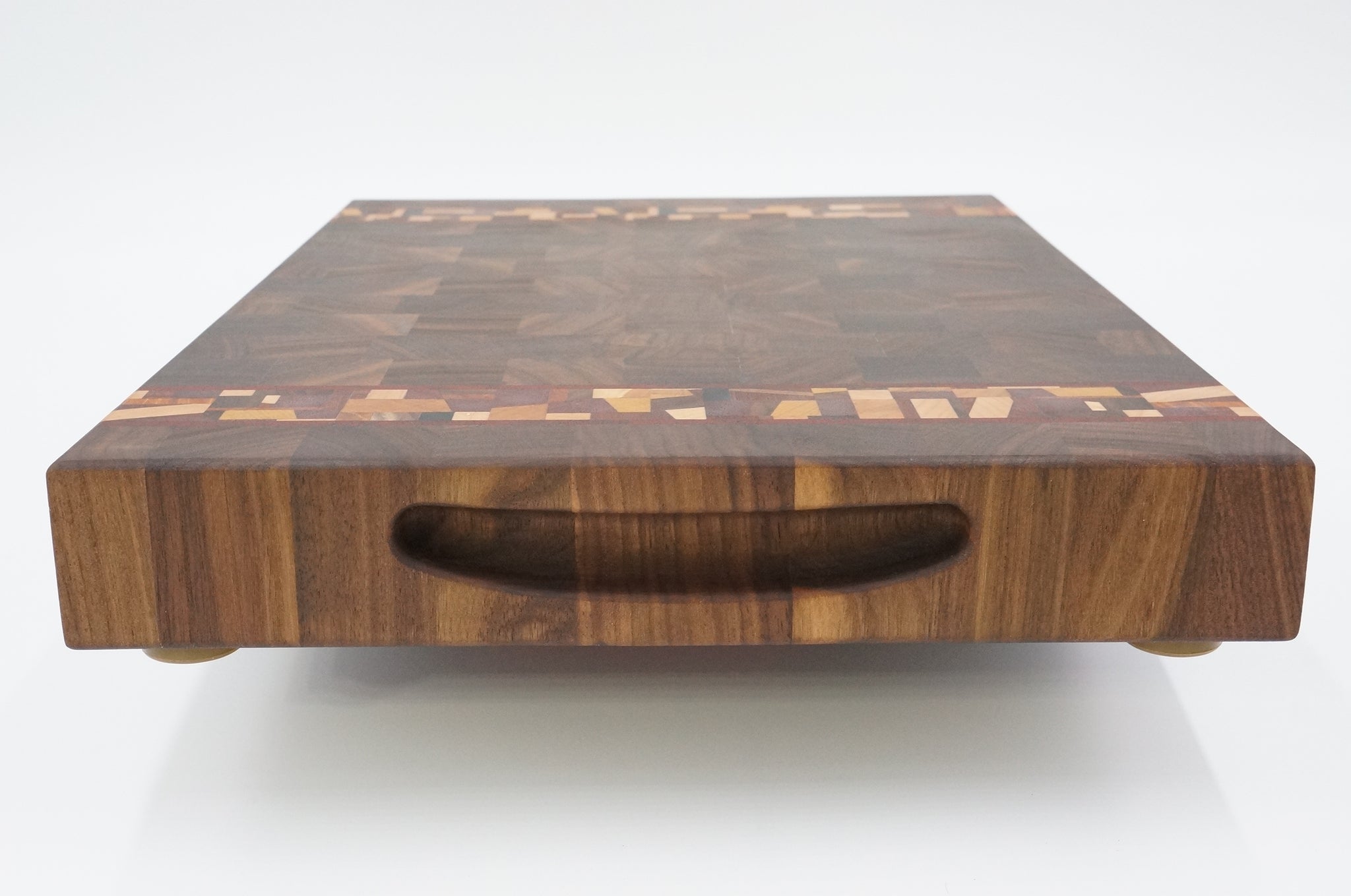 Walnut with Double Chaos Accent End Grain Cutting Board