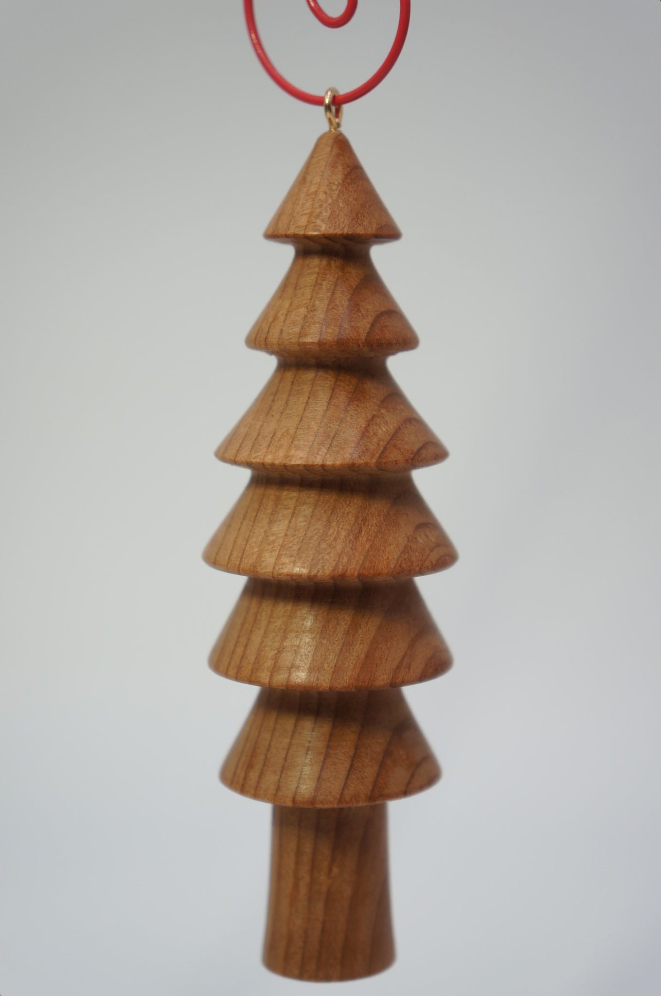 Christmas Tree Ornament - Redwood set of 4